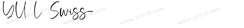 YU L Swiss字体转换